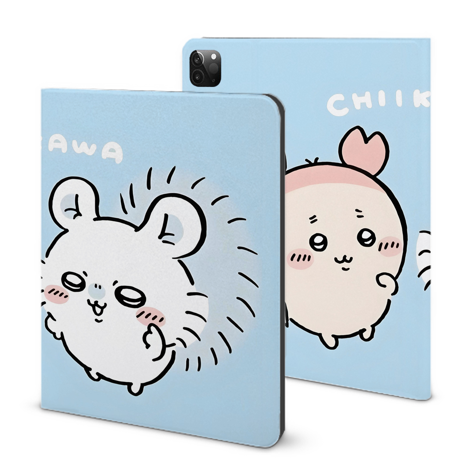 （画像用） ちいかわ Chii-kawa IPadケース ペンホルダー付き ブックスタイルデザイン